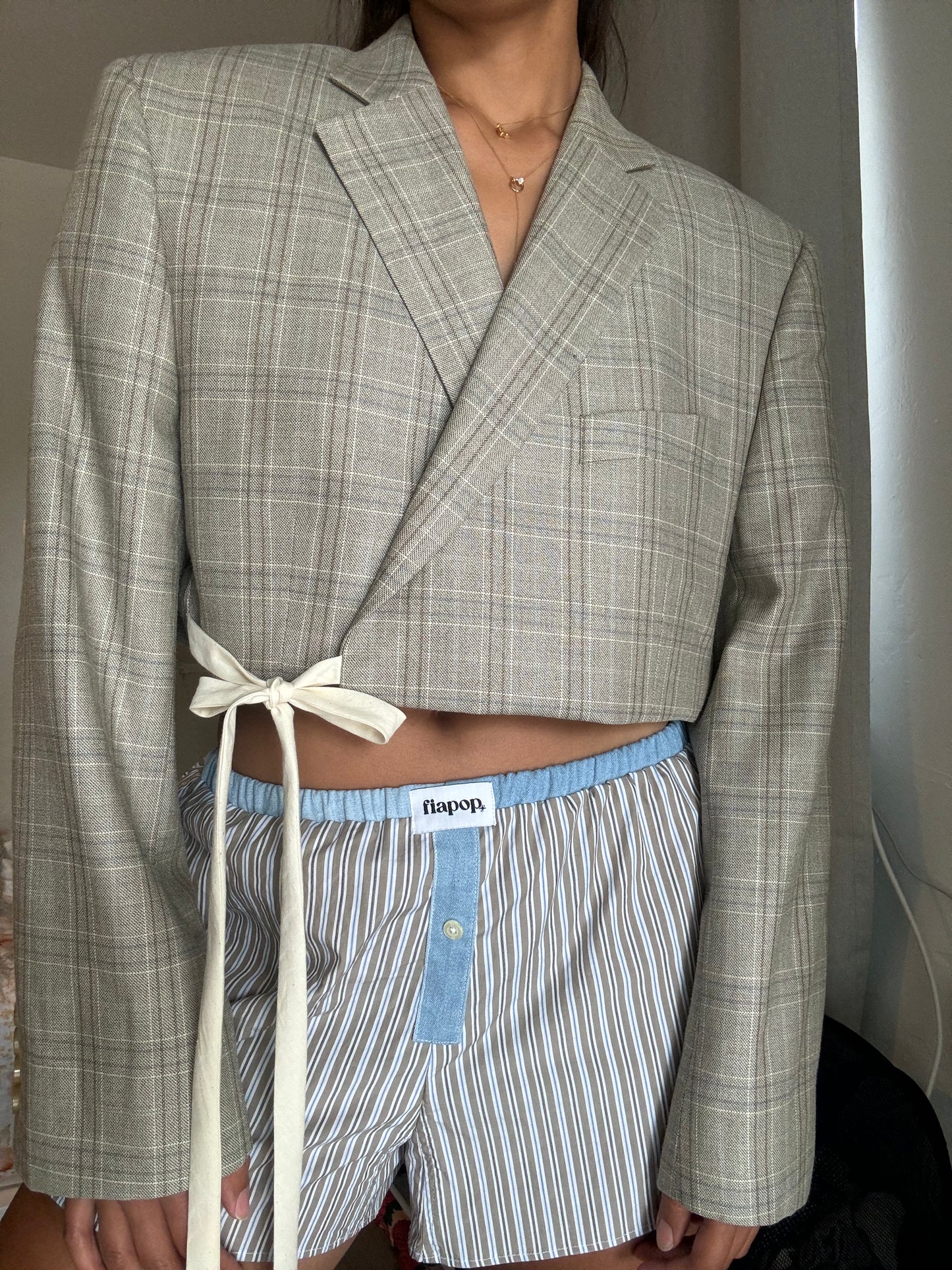 Wrap blazer