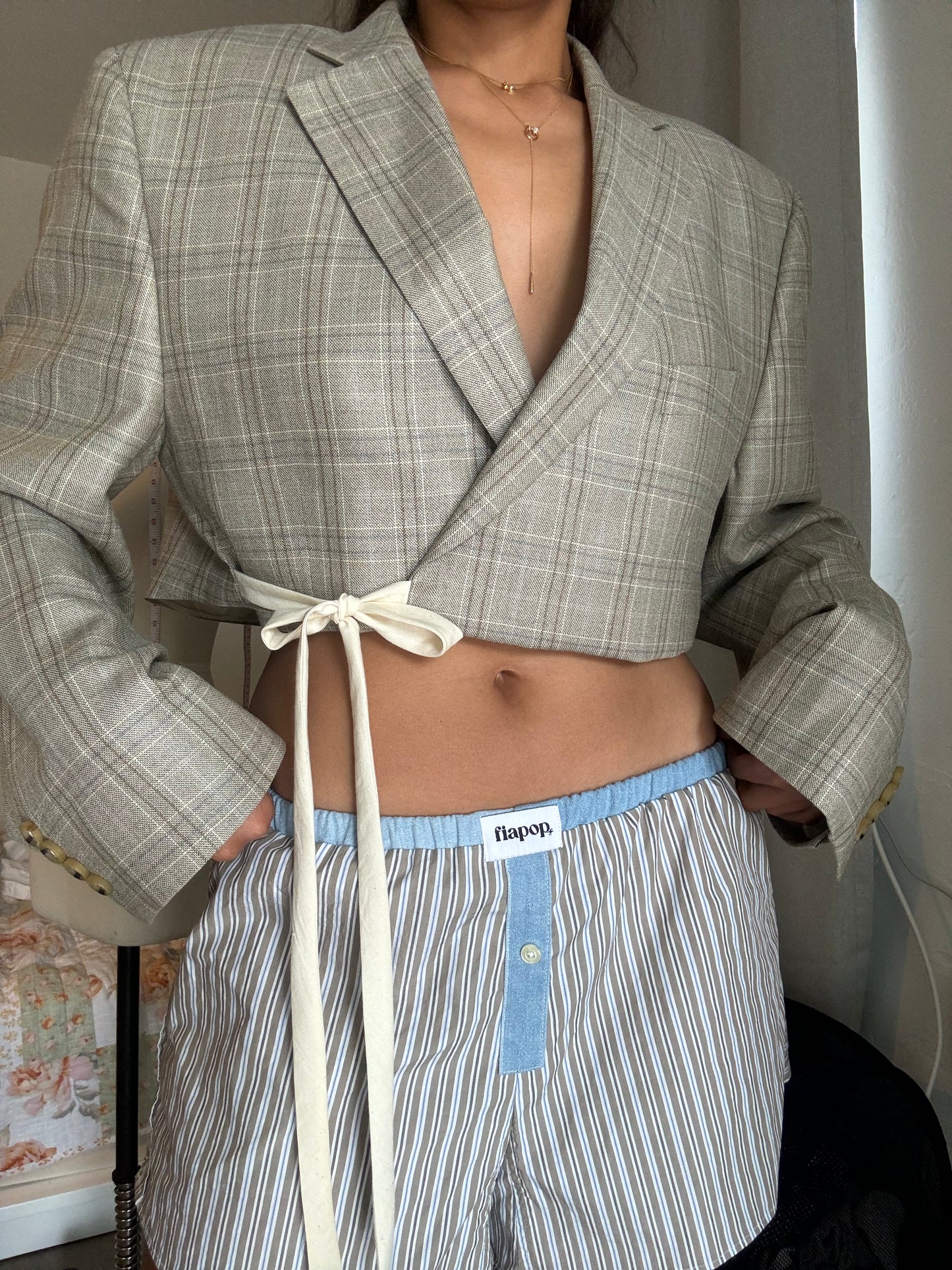 Wrap blazer