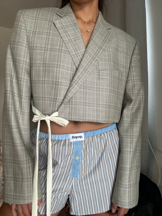Wrap blazer