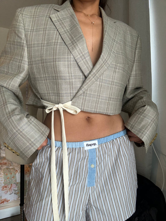 Wrap blazer